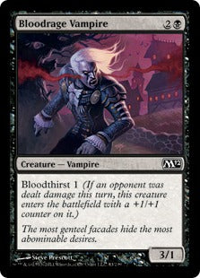 [083]【EN】【FOIL】血怒りの吸血鬼/Bloodrage Vampire【M12】[C][黒]