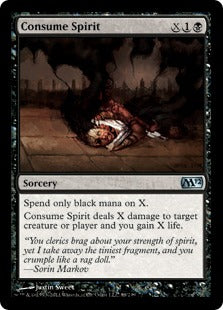 [088]【EN】【FOIL】魂の消耗/Consume Spirit【M12】[U][黒]