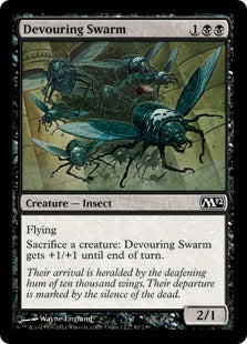 [091]【EN】【FOIL】貪る大群/Devouring Swarm【M12】[C][黒]