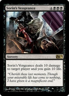 [111]【EN】ソリンの復讐/Sorin's Vengeance【M12】[R][黒]