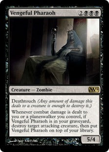 [116]【EN】【FOIL】復讐に燃えたファラオ/Vengeful Pharaoh【M12】[R][黒]