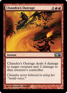 [124]【EN】【FOIL】チャンドラの憤慨/Chandra's Outrage【M12】[C][赤]