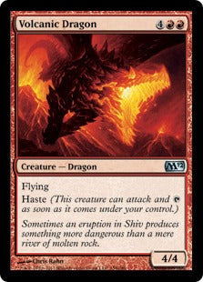 [158]【EN】【FOIL】火山のドラゴン/Volcanic Dragon【M12】[U][赤]