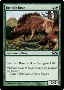 [167]【EN】斑の猪/Brindle Boar【M12】[C][緑]