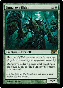 [171]【EN】【FOIL】ダングローブの長老/Dungrove Elder【M12】[R][緑]