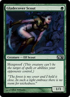 [178]【EN】林間隠れの斥候/Gladecover Scout【M12】[C][緑]