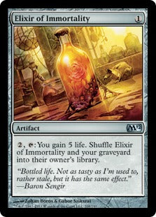[208]【EN】【FOIL】不死の霊薬/Elixir of Immortality【M12】[U][茶]