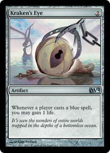 [211]【EN】【FOIL】クラーケンの目/Kraken's Eye【M12】[U][茶]
