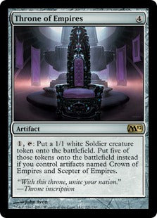[221]【EN】【FOIL】帝国の玉座/Throne of Empires【M12】[R][茶]