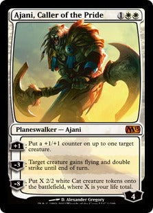 [002]【EN】【FOIL】群れの統率者アジャニ/Ajani, Caller of the Pride【M13】[M][白]