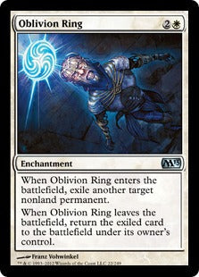 [022]【EN】【FOIL】忘却の輪/Oblivion Ring【M13】[U][白]