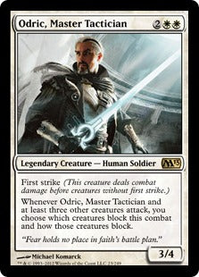 [023]【EN】【FOIL】熟練の戦術家、オドリック/Odric, Master Tactician【M13】[R][白]