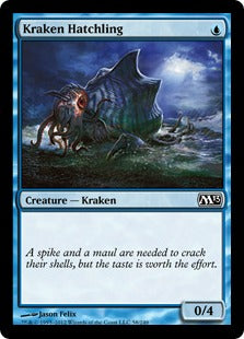 [058]【EN】【FOIL】クラーケンの幼子/Kraken Hatchling【M13】[C][青]
