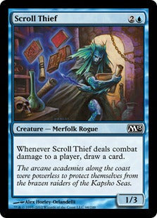 [066]【EN】【FOIL】巻物泥棒/Scroll Thief【M13】[C][青]