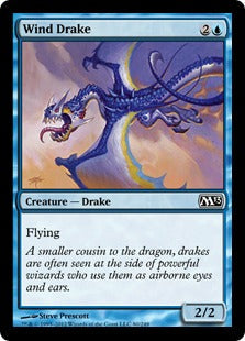 [080]【EN】【FOIL】風のドレイク/Wind Drake【M13】[C][青]