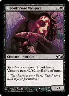 [083]【EN】【FOIL】血の座の吸血鬼/Bloodthrone Vampire【M13】[C][黒]