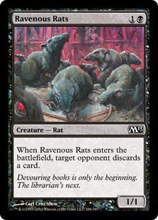[106]【EN】貪欲なるネズミ/Ravenous Rats【M13】[C][黒]