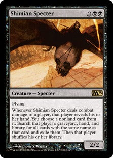 [109]【EN】シミアの死霊/Shimian Specter【M13】[R][黒]