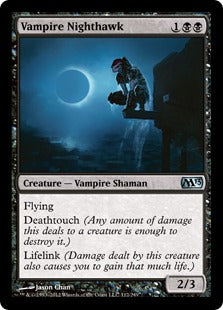 [112]【EN】【FOIL】吸血鬼の夜鷲/Vampire Nighthawk【M13】[U][黒]
