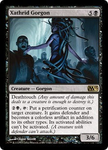 [118]【EN】【FOIL】ザスリッドのゴルゴン/Xathrid Gorgon【M13】[R][黒]