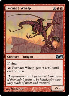 [133]【EN】【FOIL】焼炉の仔/Furnace Whelp【M13】[U][赤]