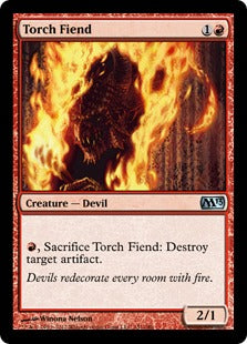 [151]【EN】【FOIL】松明の悪鬼/Torch Fiend【M13】[U][赤]