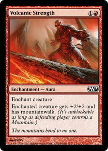 [155]【EN】【FOIL】火山の力/Volcanic Strength【M13】[C][赤]