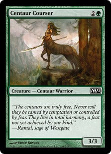 [164]【EN】【FOIL】ケンタウルスの狩猟者/Centaur Courser【M13】[C][緑]
