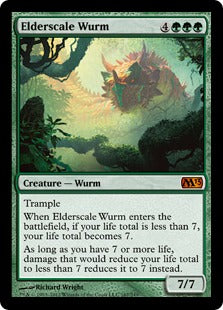 [167]【EN】【FOIL】古鱗のワーム/Elderscale Wurm【M13】[M][緑]