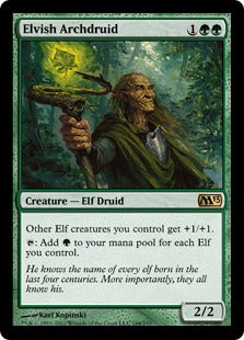 [168]【EN】【FOIL】エルフの大ドルイド/Elvish Archdruid【M13】[R][緑]