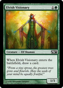 [169]【EN】【FOIL】エルフの幻想家/Elvish Visionary【M13】[C][緑]