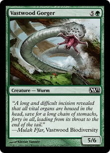 [196]【EN】【FOIL】巨森を喰らうもの/Vastwood Gorger【M13】[C][緑]