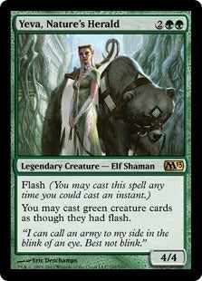 [198]【EN】【FOIL】自然の伝令、イェヴァ/Yeva, Nature's Herald【M13】[R][緑]