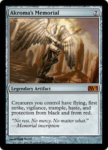 [200]【EN】【FOIL】アクローマの記念碑/Akroma's Memorial【M13】[M][茶]