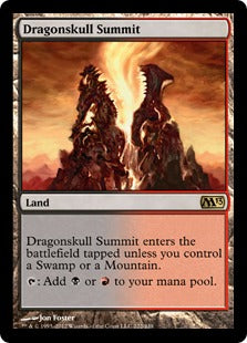 [222]【EN】竜髑髏の山頂/Dragonskull Summit【M13】[R][土地]