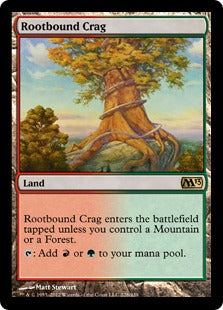 [228]【EN】根縛りの岩山/Rootbound Crag【M13】[R][土地]