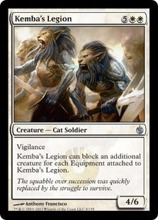 [009]【EN】【FOIL】ケンバの軍勢/Kemba's Legion【MBS】[U][白]