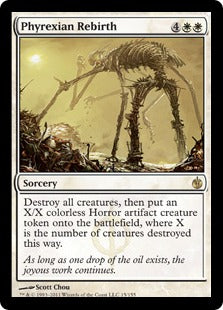 [015]【EN】ファイレクシアの再誕/Phyrexian Rebirth【MBS】[R][白]