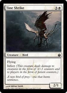 [017]【EN】【FOIL】枝モズ/Tine Shrike【MBS】[C][白]