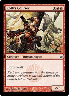 [068]【EN】【FOIL】コスの急使/Koth's Courier【MBS】[C][赤]