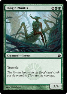 [091]【EN】【FOIL】絡み森のカマキリ/Tangle Mantis【MBS】[C][緑]