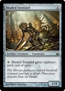 [098]【EN】【FOIL】刃の歩哨/Bladed Sentinel【MBS】[C][茶]