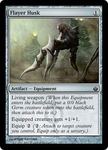 [107]【EN】【FOIL】皮剥ぎの鞘/Flayer Husk【MBS】[C][茶]