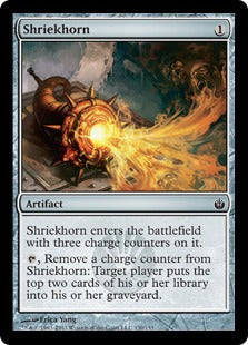 [130]【EN】【FOIL】叫び角笛/Shriekhorn【MBS】[C][茶]