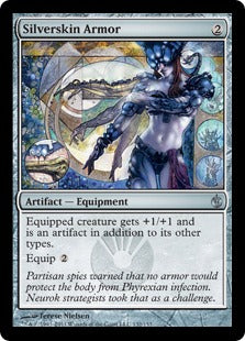 [132]【EN】【FOIL】銀皮の鎧/Silverskin Armor【MBS】[U][茶]