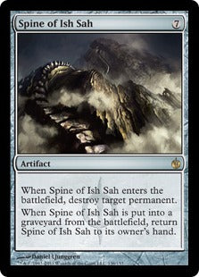 [136]【EN】【FOIL】イシュ・サーの背骨/Spine of Ish Sah【MBS】[R][茶]