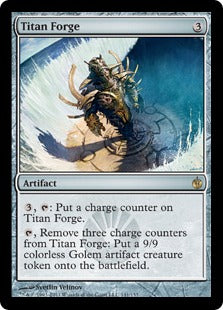 [141]【EN】【FOIL】タイタンの炉/Titan Forge【MBS】[R][茶]