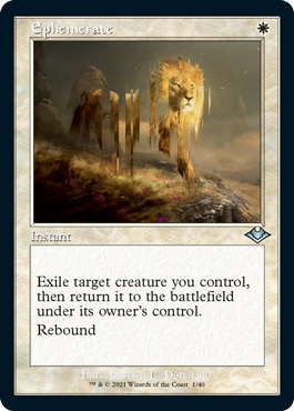[001]【EN】【FOIL】■旧枠■儚い存在/Ephemerate【MH1】[U][白]