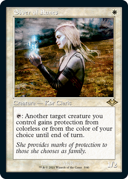 [003]【EN】【FOIL】■旧枠■ルーンの与え手/Giver of Runes【MH1】[R][白]