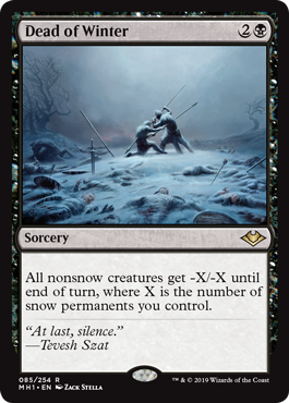 [085]【EN】真冬/Dead of Winter【MH1】[R][黒]